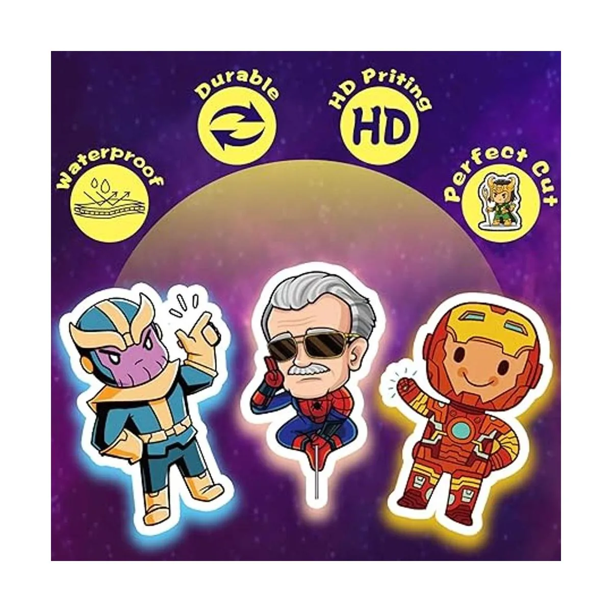 Paquete de calcomanías de superhéroes 150 calcomanías de_6