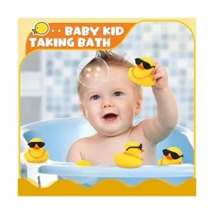 Mini patos de goma para baby shower pequeños patos de_2