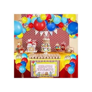 Kit de arco y guirnalda de globos de circo de carnaval con_6