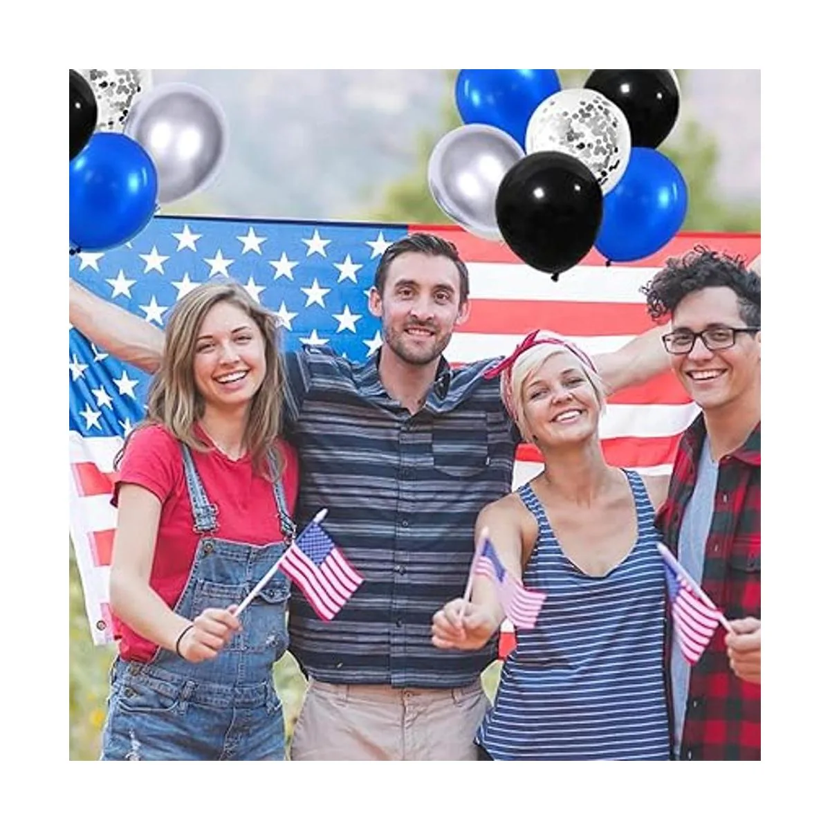 Kit de arco de guirnalda de globos de color azul real y_6