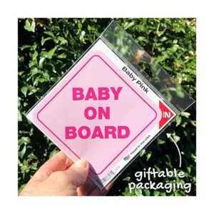 Stickios Adhesivo para bebé a bordo para automóviles se_6