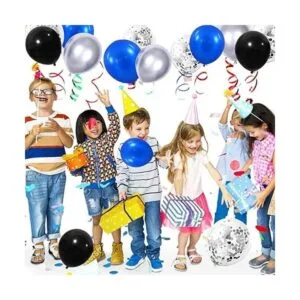 Kit de arco de guirnalda de globos de color azul real y_3