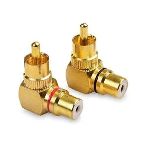 Cable Matters Adaptador RCA de ángulo recto 2 unidades_1