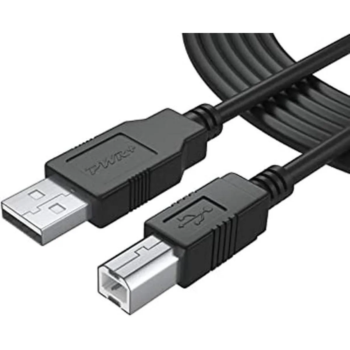 Cable de impresora USB extra largo de 12 pies 2.0 para HP_1