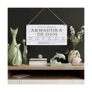 Placa de pared rústica para colgar en la pared de la_5