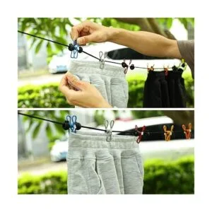 Retractable Portable Clothesline for TravelClothing line_5