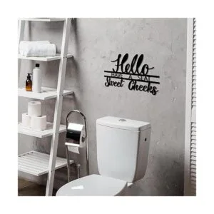 Letrero de pared con texto en inglés Hello Sign Have a_5
