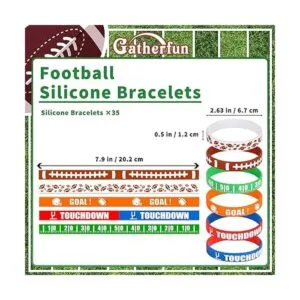 Pulsera de fútbol de silicona accesorios de fiesta con_3