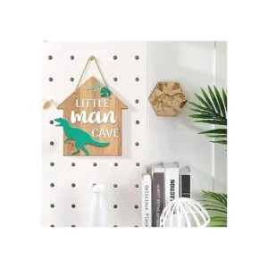 Decoración de dinosaurio para habitación de niños letrero_4