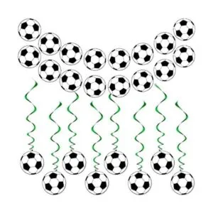 32 piezas de decoraciones de fiesta de fútbol incluyen 2_1