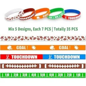 Pulsera de fútbol de silicona accesorios de fiesta con_2