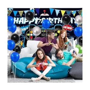 Kit de arco de guirnalda de globos de color azul real y_5