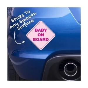 Stickios Adhesivo para bebé a bordo para automóviles se_3