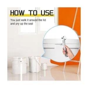 Abridor de cubos de aluminio de 5 galones llave de tapa_5