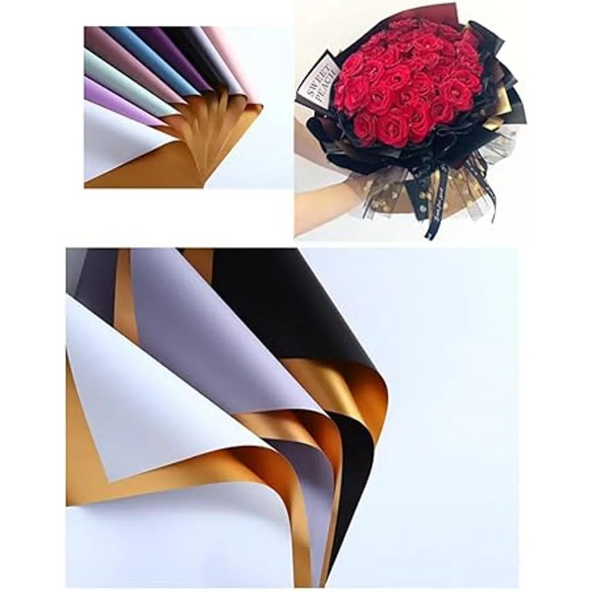 XICHEN 20 hojas de suministros de ramo de floristas_3