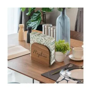 ALELION Servilletas de madera de acacia para cocina_6