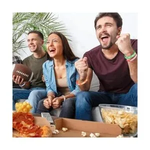 Pulsera de fútbol de silicona accesorios de fiesta con_5