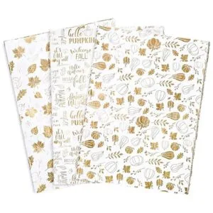 AnyDesign 90 hojas de papel de seda de otoño de Acción de_1