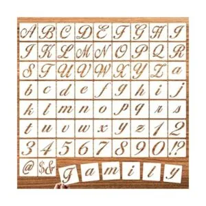 DZXCYZ Plantillas de símbolo de letras de 2 pulgadas para_1