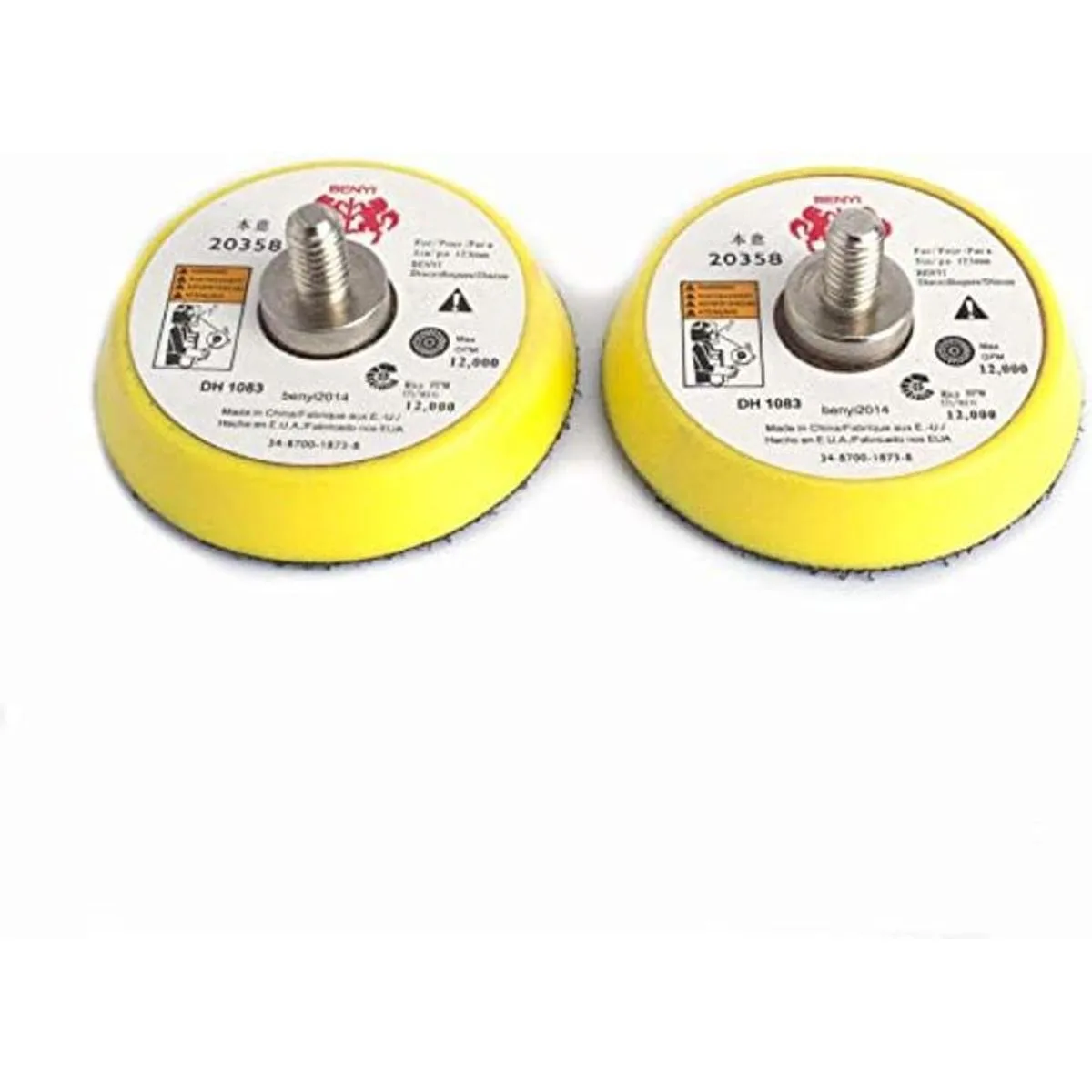 2 almohadillas de apoyo de gancho y bucle de 2.0 in para_1