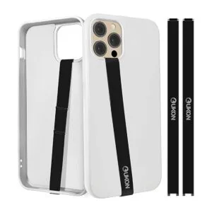 UKON Agarre de silicona para teléfono 2 correas de_1