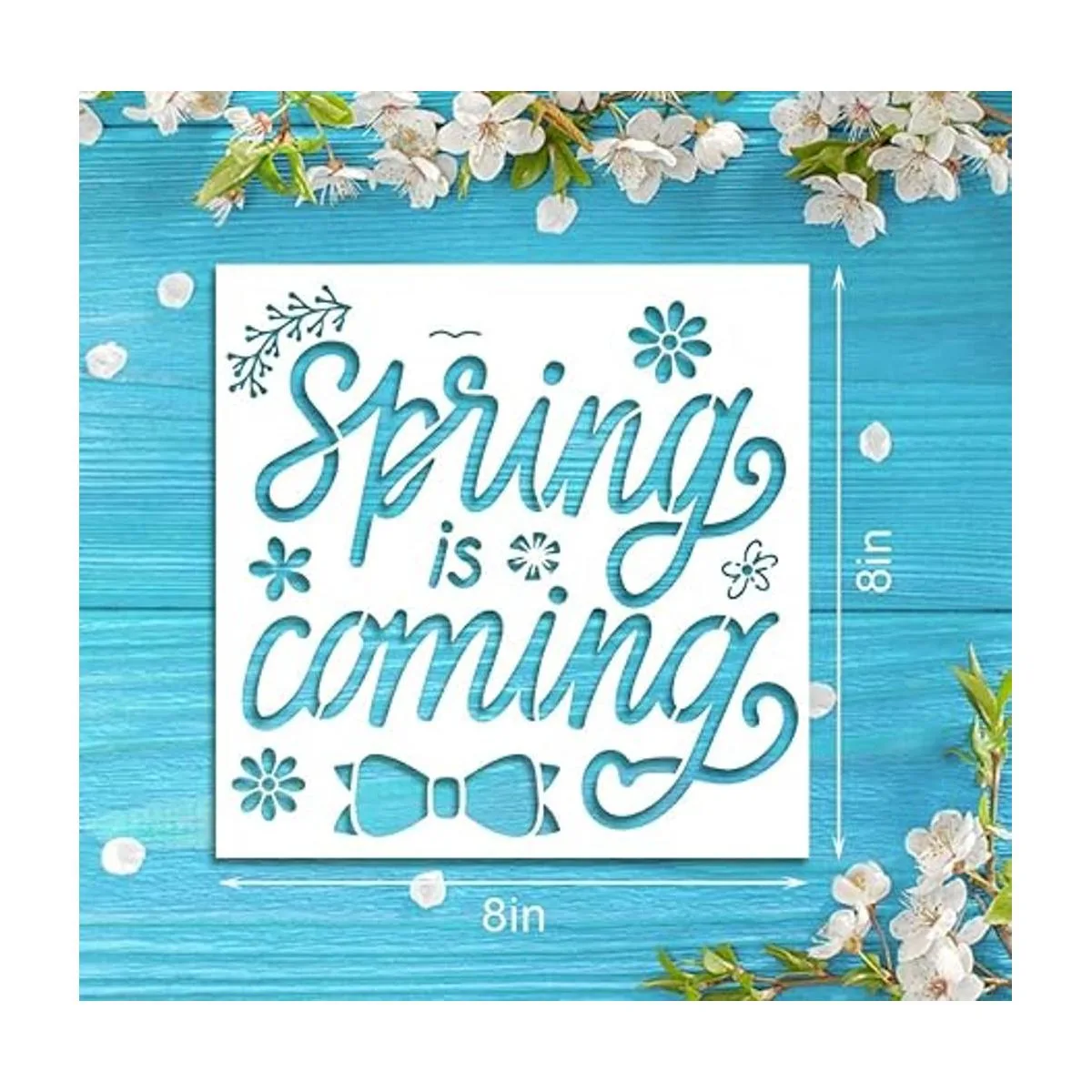 Juego de 9 plantillas de herramientas de pintura de_2