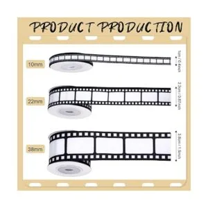 3 rollos de cinta de película para decoración de fiestas_2