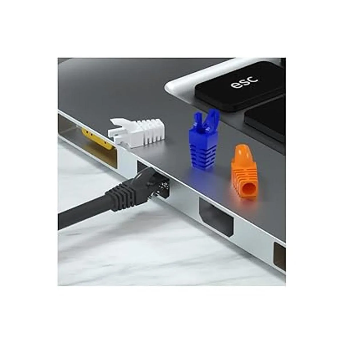 50 piezas Cat5 Cat5E Cat6 cargador de alivio de tensión_4