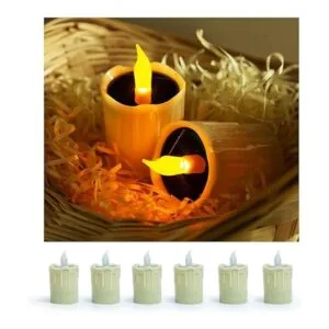 Lámpara de vela sin llama lámpara de vela solar_1