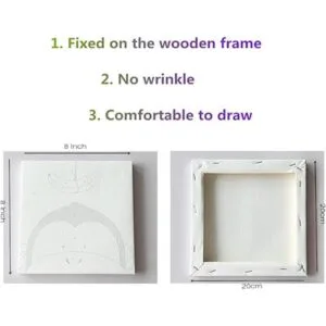 TINDAY Paquete de 2 pinturas enmarcadas por números para_4