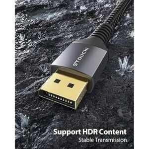 Cable DisplayPort 1.4 Stouchi 8K 6.6FT DP Cable 32.4Gbps_3