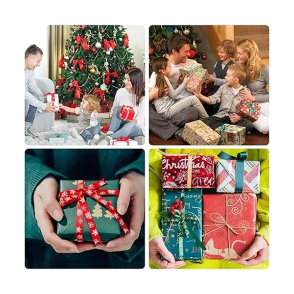 Cinta de Navidad de 60 yardas de 38 pulgadas para_6