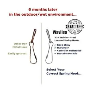 200 ganchos de acero inoxidable con cierre de cordón_4