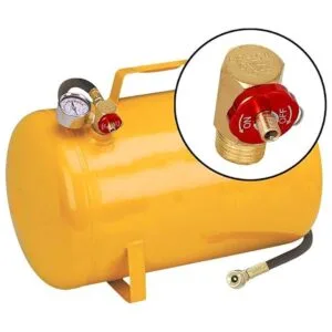 Hromee Válvula de tanque de aire con puerto de llenado;_5