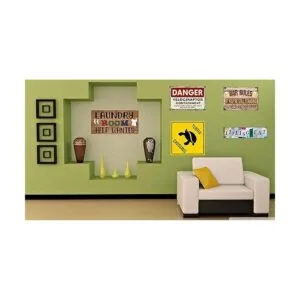 Ykhijet Reglas de baño retro vintage divertidas de 8 x 12_3