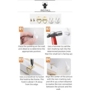 TINDAY Paquete de 2 pinturas enmarcadas por números para_5