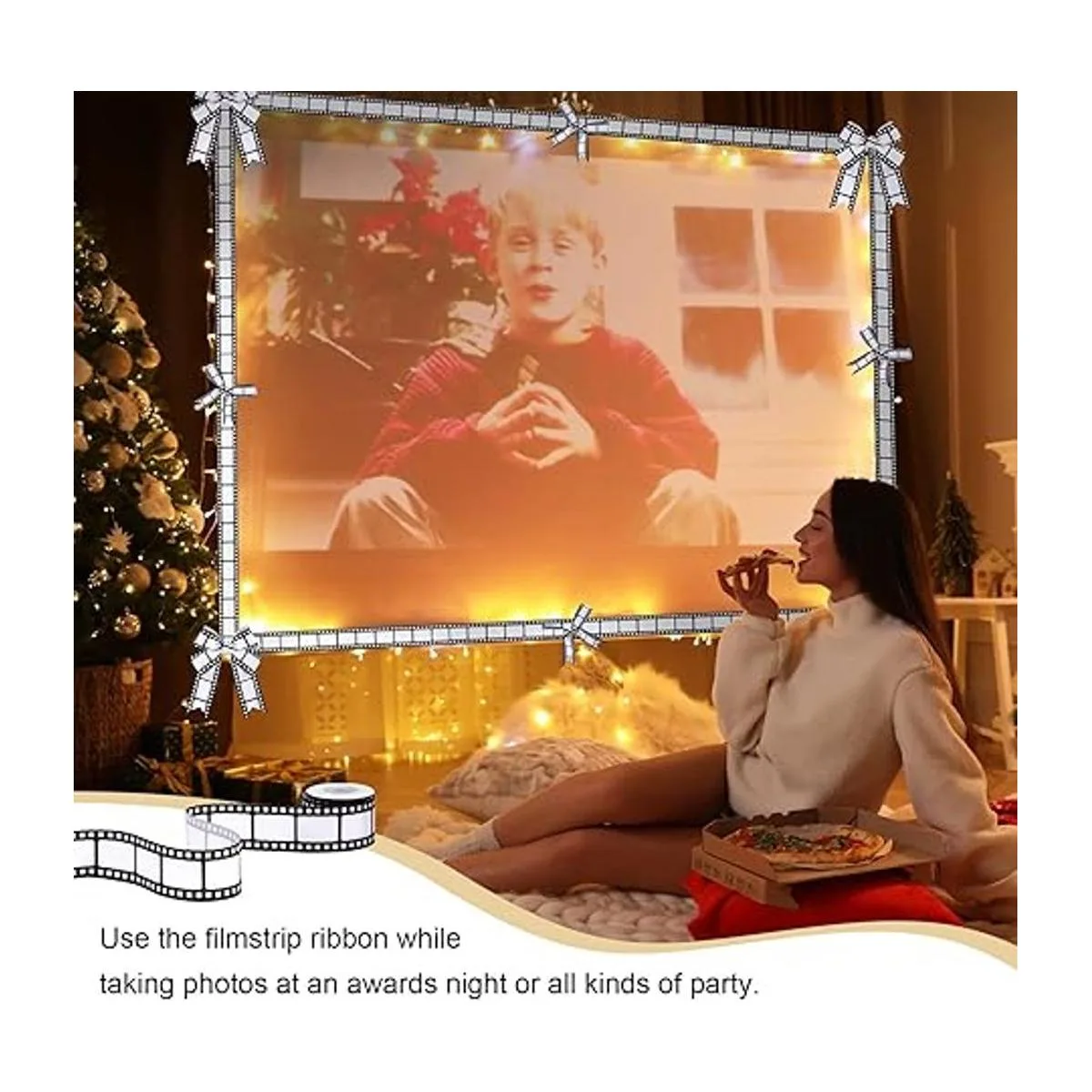 3 rollos de cinta de película para decoración de fiestas_5