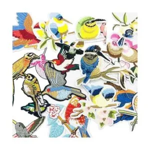 Woohome 19 parches para pájaros con plancha varios_7