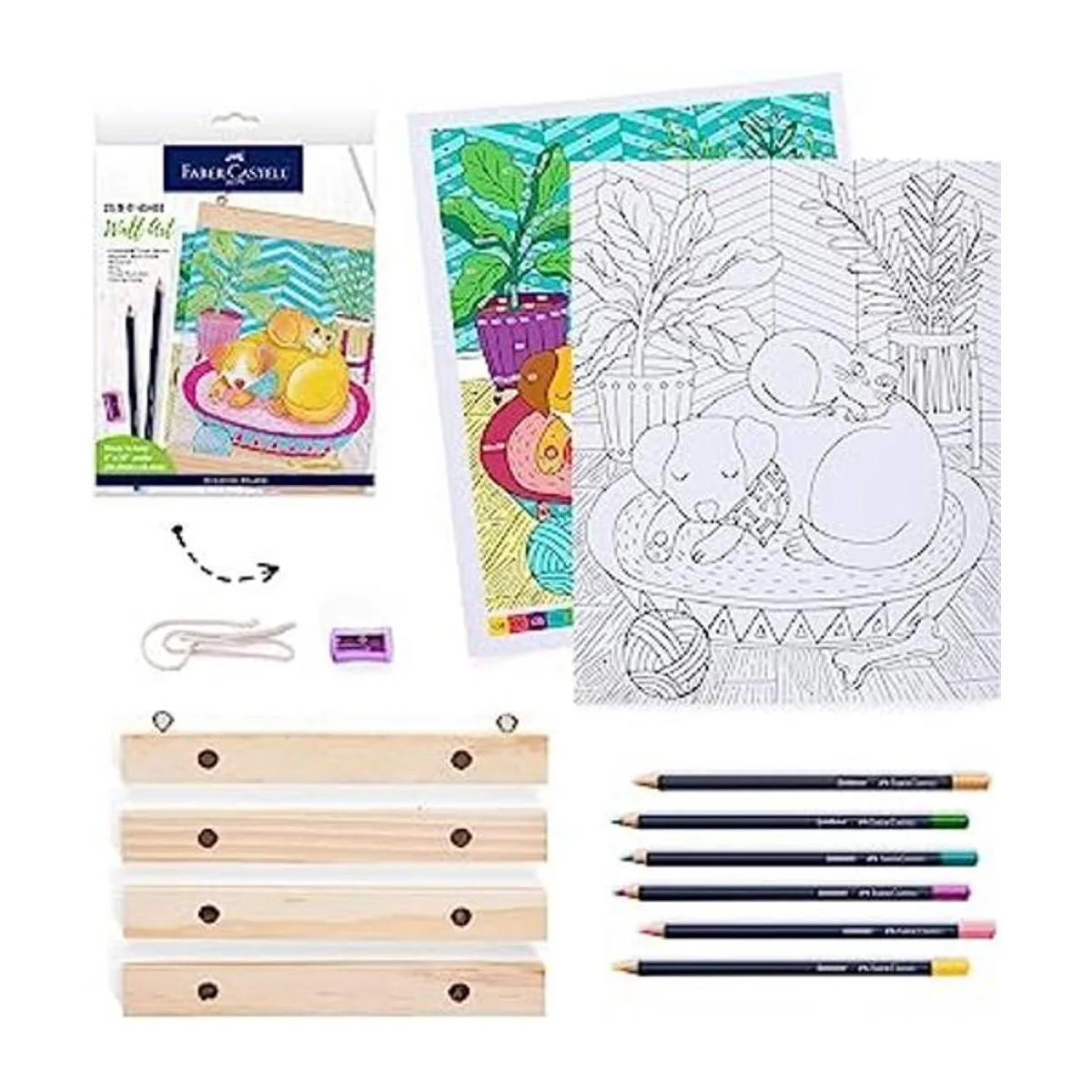 FaberCastell Arte de pared color por número padres de_1