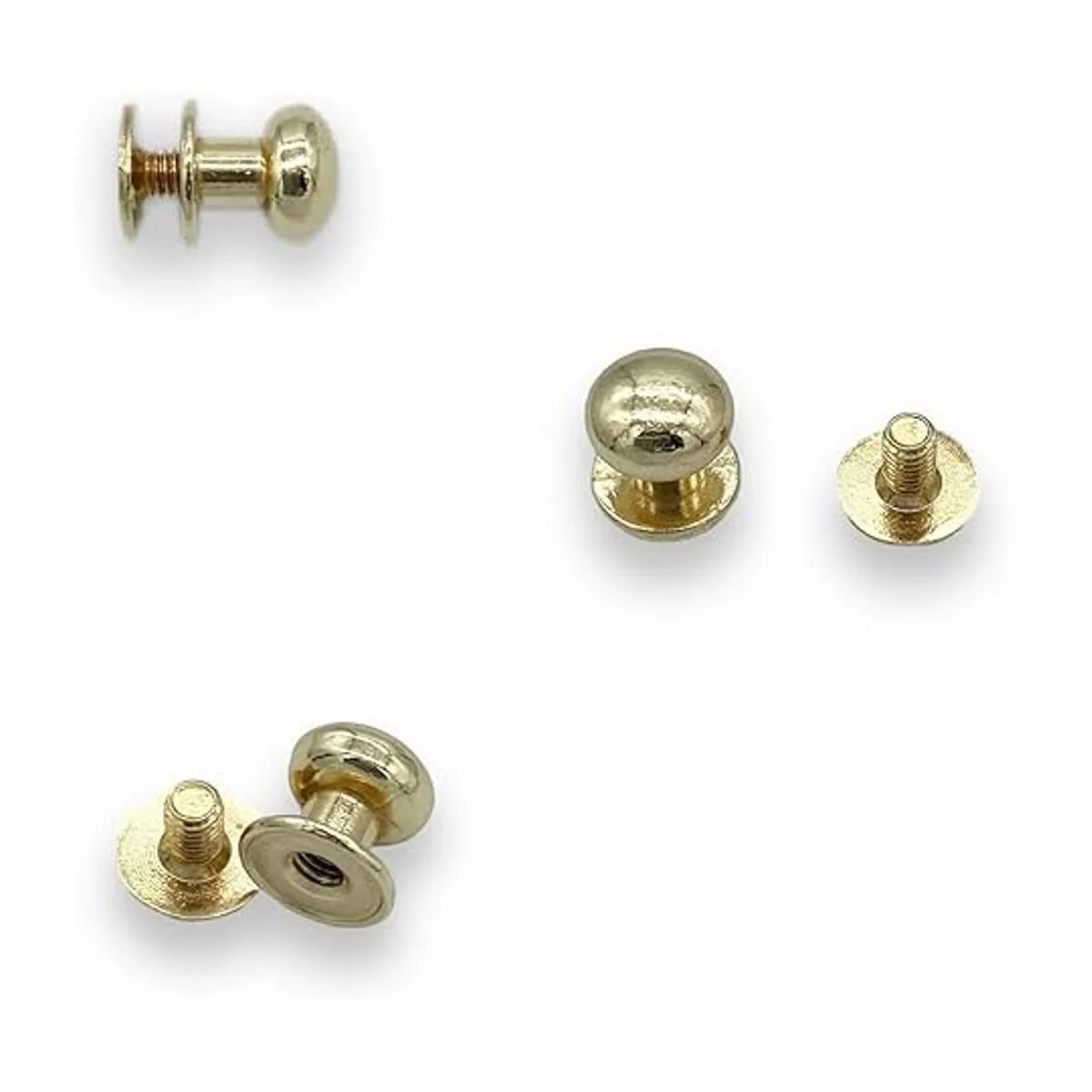 Yoliko Paquete de 40 tornillos redondos de 4 colores con_7