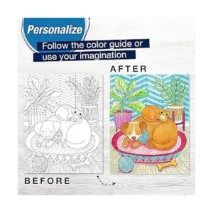 FaberCastell Arte de pared color por número padres de_5