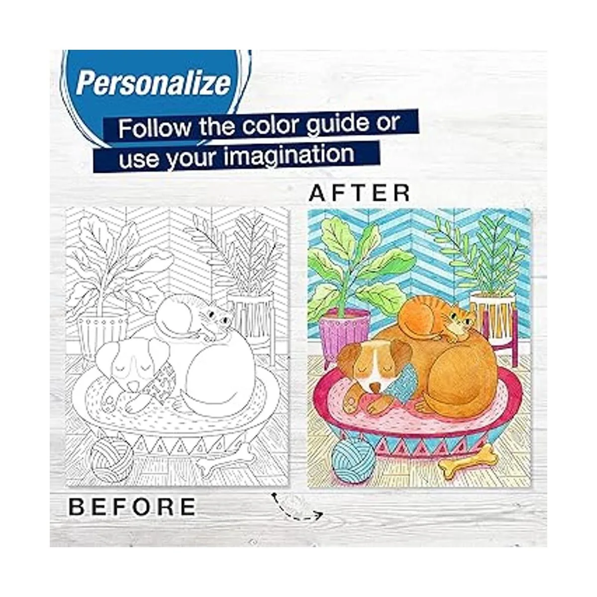 FaberCastell Arte de pared color por número padres de_5