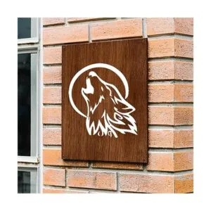 9 plantillas de pintura plantilla de animales de lobo_4