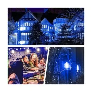 Bombilla LED azul 9 W equivalente a 60 W bombilla azul_5