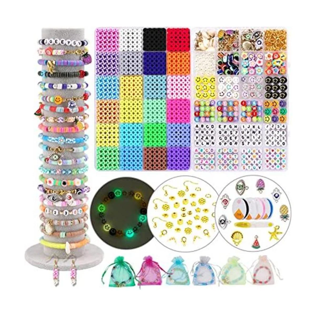 Kit de fabricación de pulseras de cuentas de arcilla 2_1