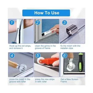 Kit de reparación de pantalla de ventana kit de_4