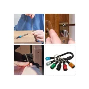 Saipe Juego de 6 piezas de barra de extensión de llavero_6