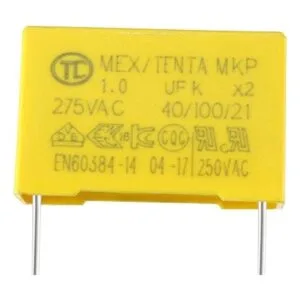 uxcell Condensador de seguridad polipropileno 1uF 275_4