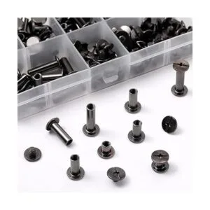 Pangda Juego de 80 tornillos de poste de encuadernación de_5