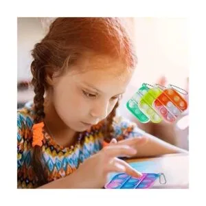 30 Pcs Tie Dye Squeeze Pop Bubble Simple Fidget Sensory_3